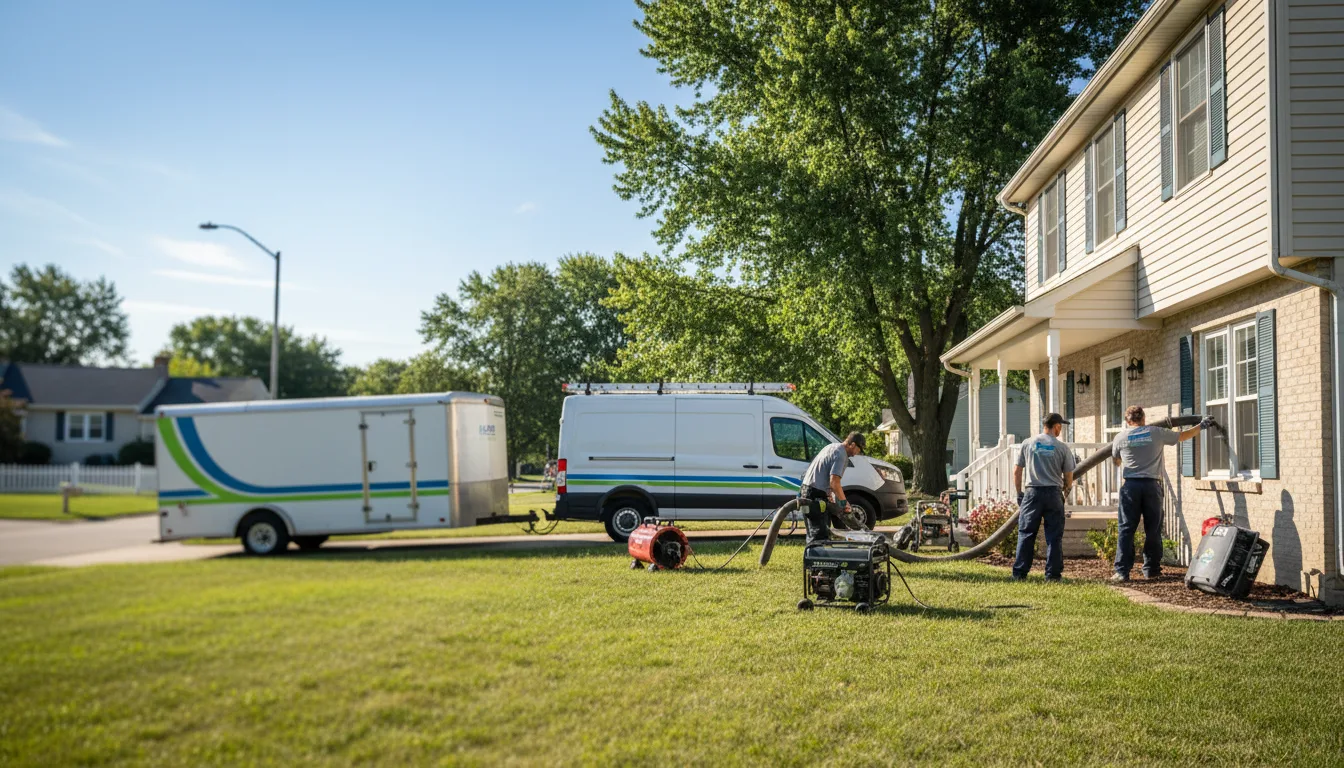 Flooded Basement Restoration And Cleanup With Repair in Audubon, IA near me